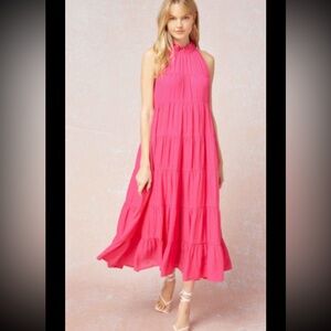 Entro Pink Maxi Dress